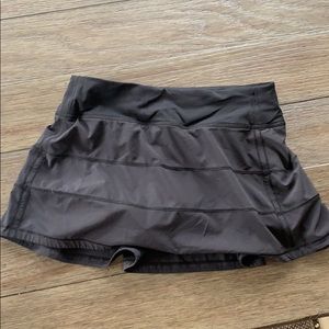 Lululemon skirt with shorts underneath